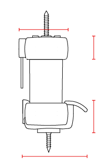 Seapleat Balance Headrail Ceiling Fix